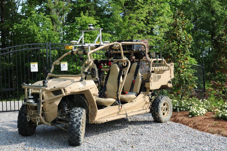 The Polaris MRZR is a rugged, all-terrain four-person vehicle