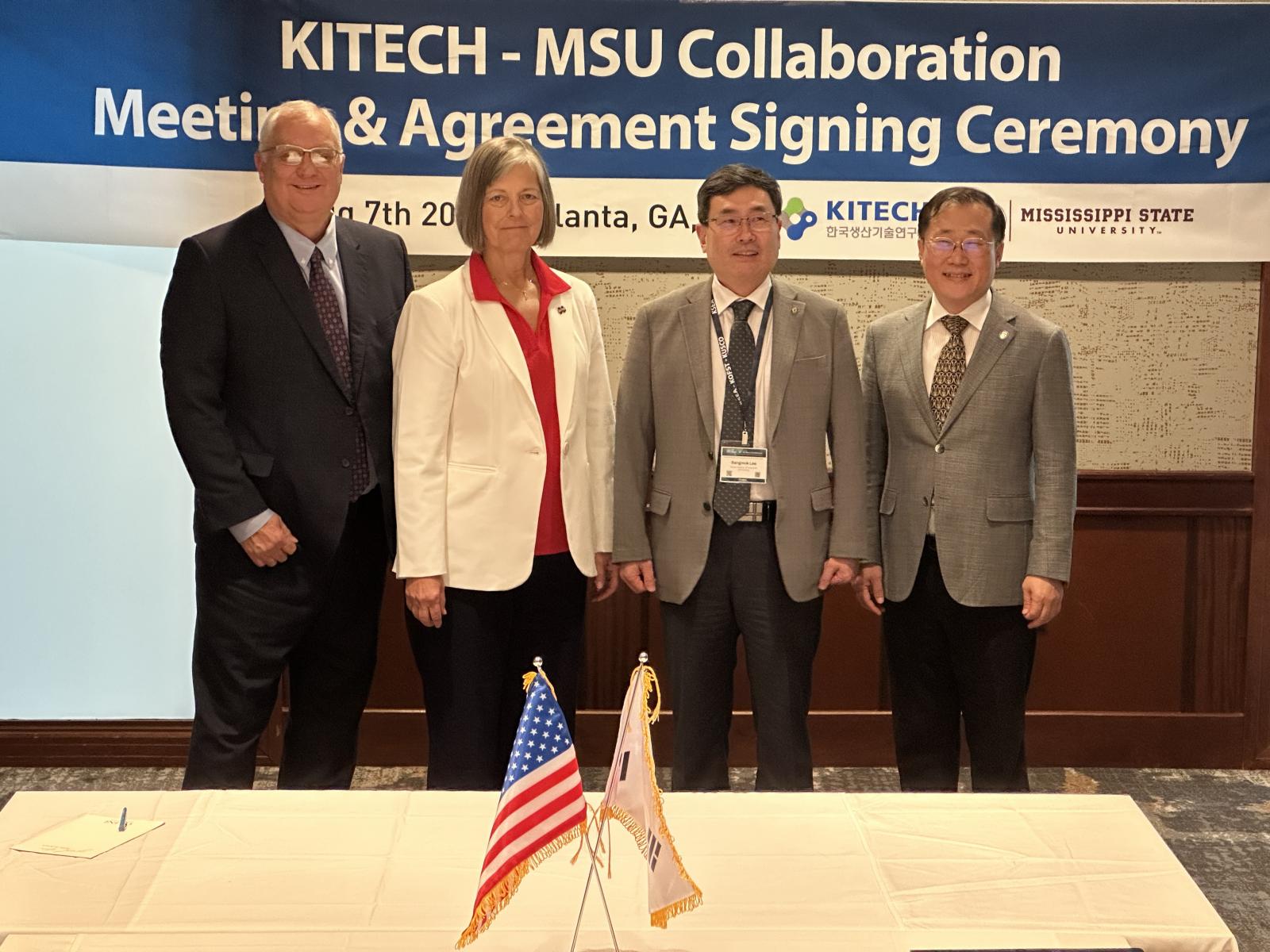MSU and KITCH representatives