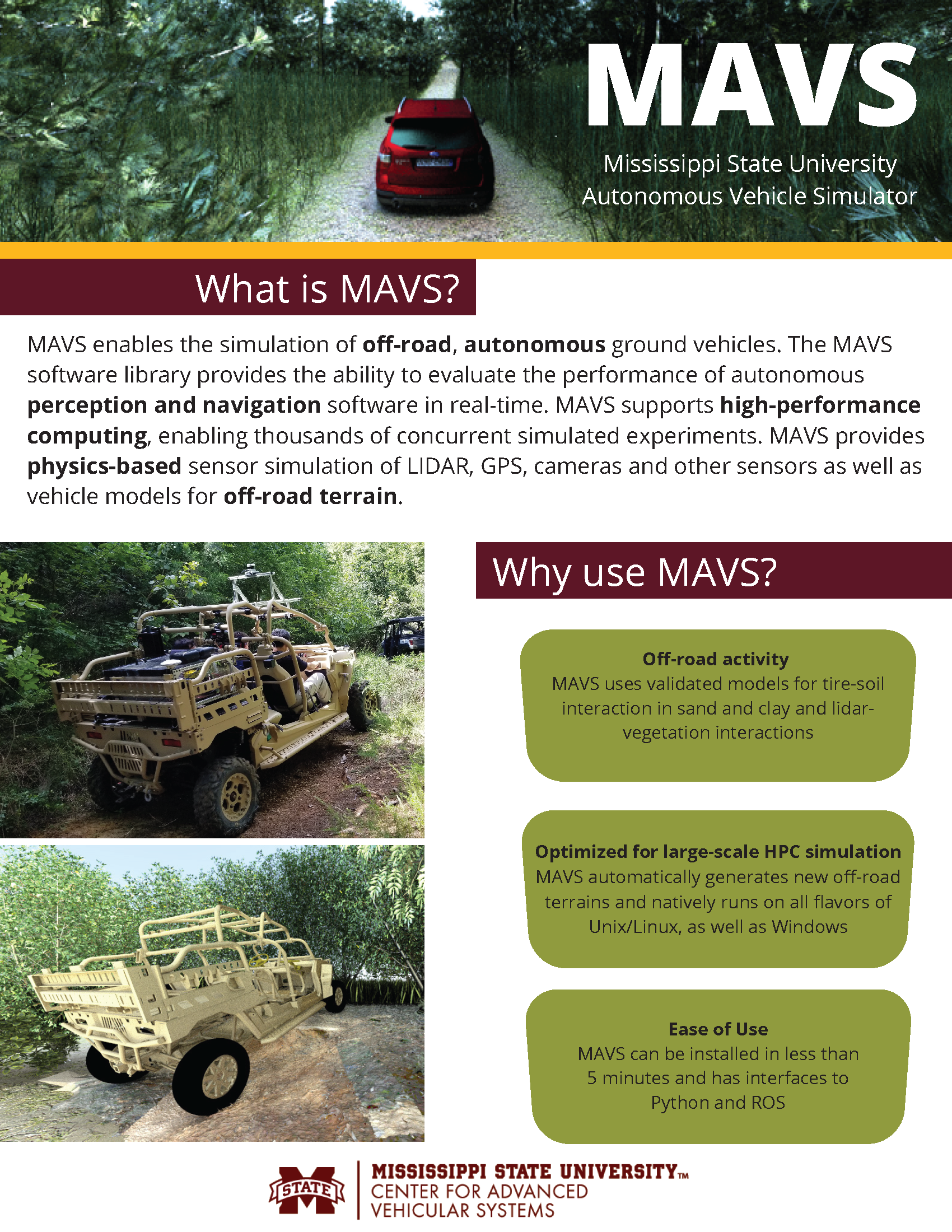 MAVS Brochure Page 1
