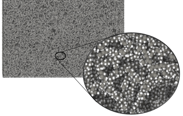 Microscopic Polymer Image