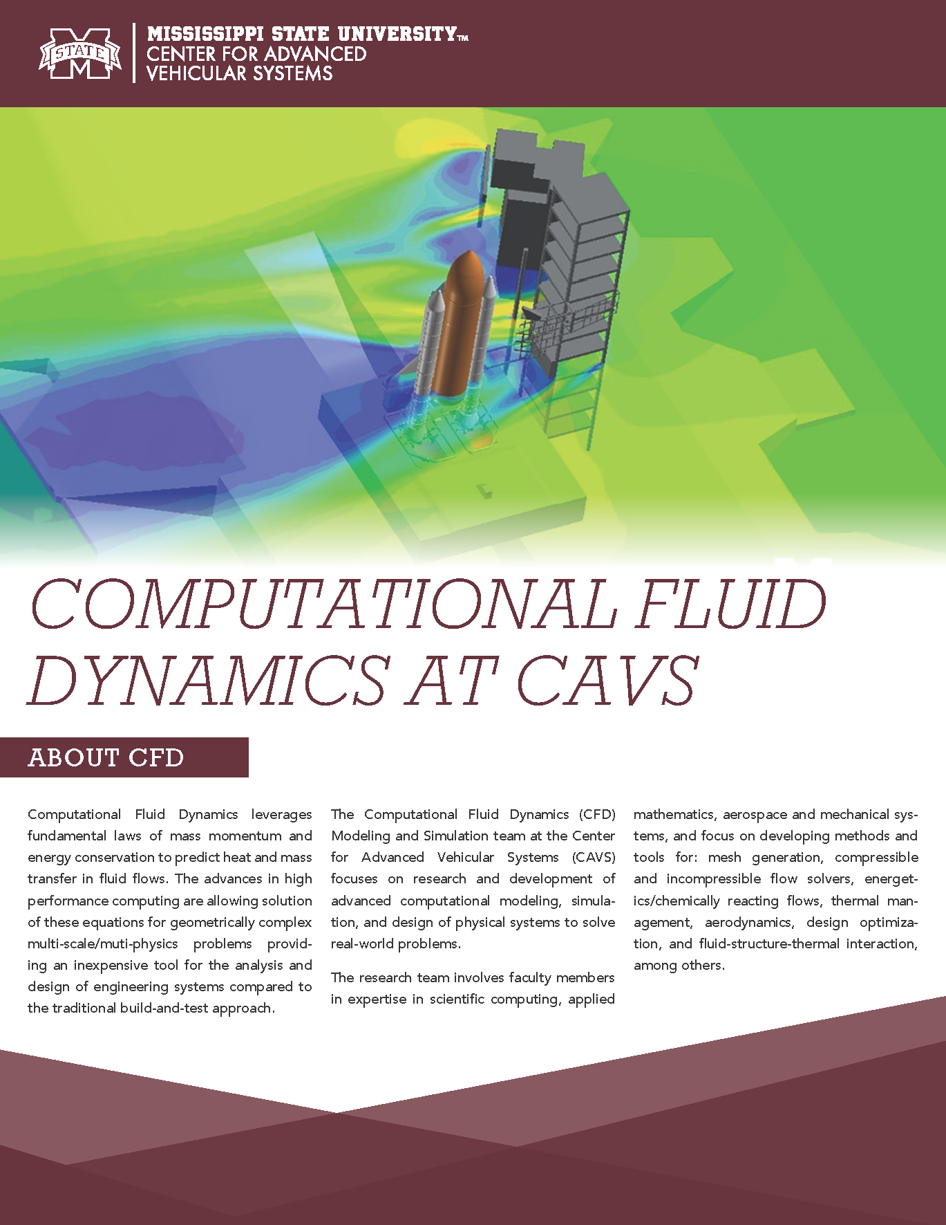 Computational Fluid Dynamics at CAVS