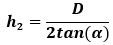Height of the liner equation