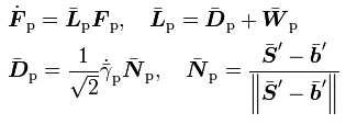 Plastic flow rule