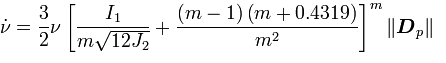 Particle growth around a void