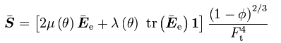 Second Piola-Kirchhoff Stress (intermediate state):