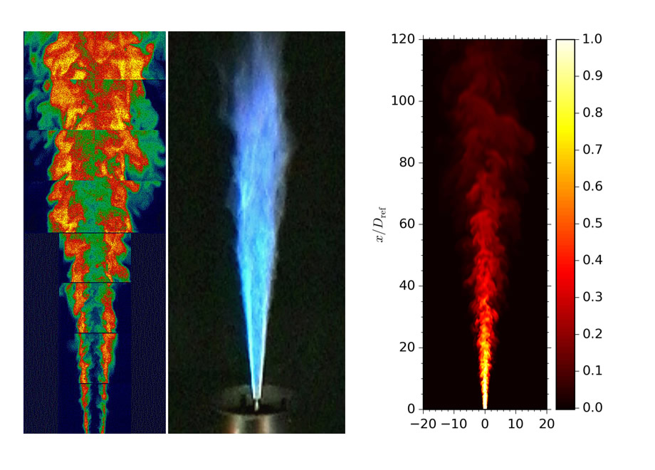 Turbulent Reacting Flows data