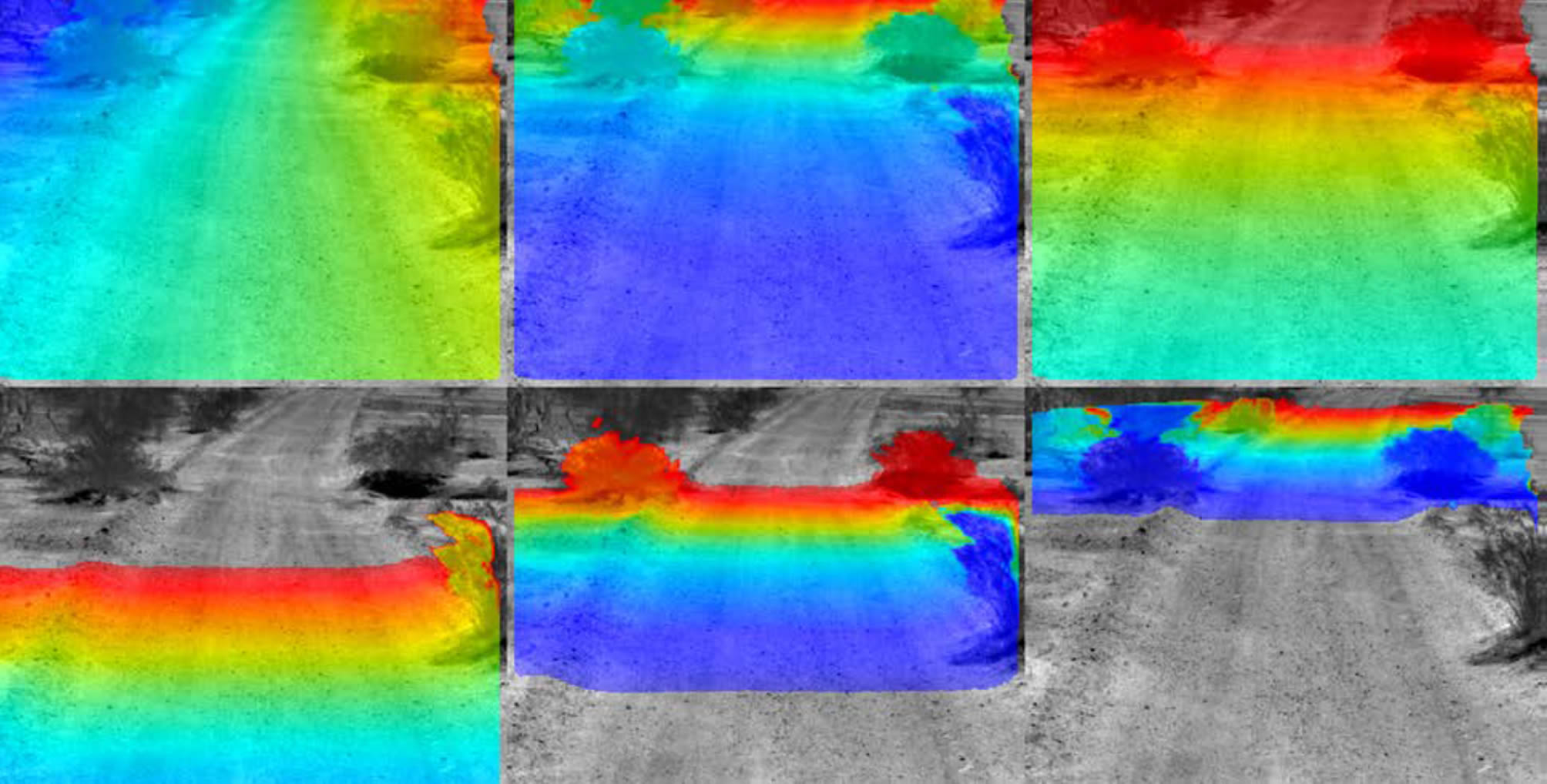 Three dimensional scene reconstruction via infrared camera on a ground vehicle