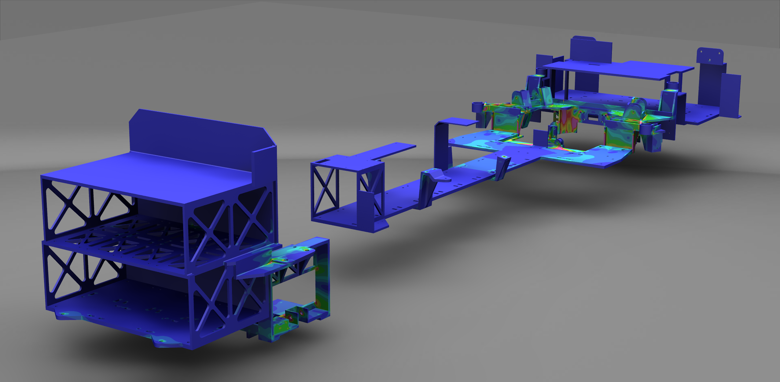 Digital renderings of Halo Powertrain Design